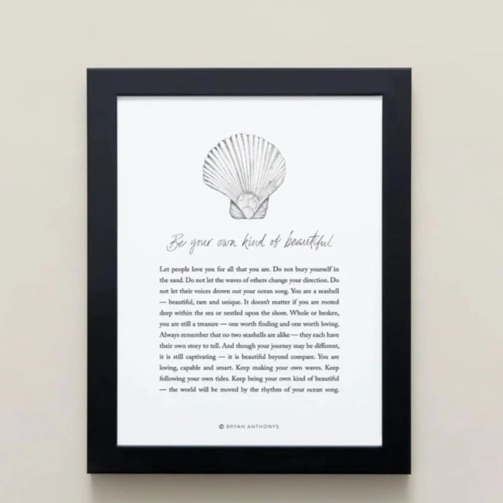 Bryan Anthonys - Be Your Own Kind Of Beautiful Illustration 5x7 Frame